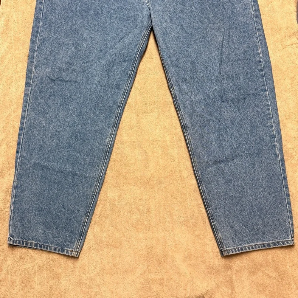 Carhartt Jeans Mens 50X32 Blue Denim Relaxed Fit Tapered Leg
